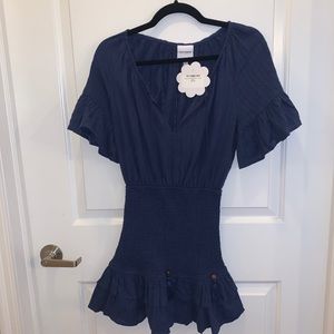 Skylar + Madison Navy Fall Day Dress